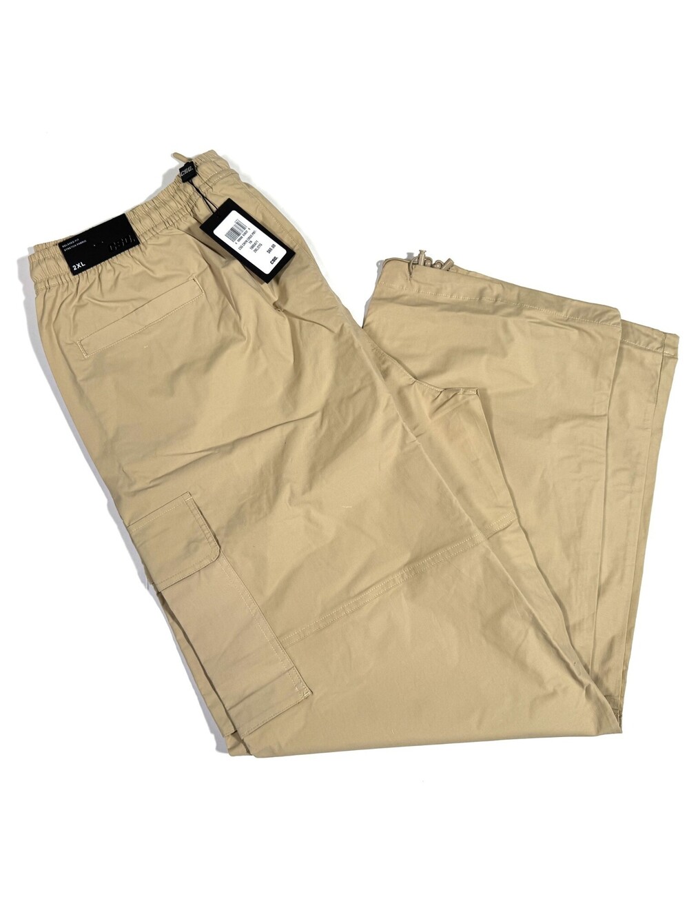 CSG Tan Relaxed Fit Canyon Cargo Pants Casual Utility Work Mens Size 2XL NWT